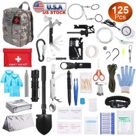Survival Kits, Gifts for Men, Professional Survival Gear Equipment Tools First Aid Supplies for SOS Emergency