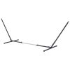 Outsunny Portable Hammock Stand with Adjustable Steel Stand, Portable and Heavy Duty for Indoor Outdoor Use, Black