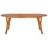 Patio Table 79.1"x39.4"x29.5" Solid Acacia Wood