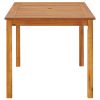 Patio Table 55.1"x31.5"x29.1" Solid Acacia Wood