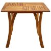 Patio Table 59.1"x35.4"x29.5" Solid Acacia Wood