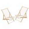 Set of 2 Weaving Chair, with Handwoven Rope for Patio, Living Room, Garden, Balcony