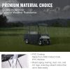 VEVOR Golf Cart Enclosure, 4-Person Golf Cart Cover, 4-Sided Fairway Deluxe, 300D Waterproof Driving Enclosure with Transparent Windows, Fit for EZGO
