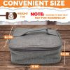 Insulated Lunch Bag for Men Small Lunch Box for Women 3.5 x 7.09 x 5.12 inch with Heat Resistant 3 Layers Fabric Thermo Reflective Lining Keeps Food W
