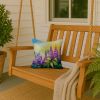 Idaho Syringa in Watercolor Throw Pillow Machine Washable, Indoor Outdoor Decorative Pillow for Couch, Bed or Patio, 14Hx14W