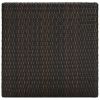 Patio Bar Table Brown 23.8"x23.8"x43.5" Poly Rattan
