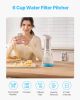 Water Filter Pitcher 6 Cup Glass Water Filtration Pitcher 211 Gallons No BPA