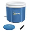Outsunny Ice Bath Tub, 79 Gallon Outdoor Portable Cold Plunge Tub with Thermo Lid, Cover and Carry Bag for Athletes Recovery and Cold Water Therapy