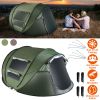 5-8 Person Pop Up Tent Automatic Setup Camping Tent Waterproof Instant Setup Tent with 4 Mosquito Net Windows Carrying Bag for Hiking Climbing Adventu