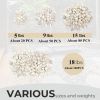 18LBS/8KG High Polished Natural Decorative Stones - Ideal for Garden Paths, Yard Decor, Aquariums (1.8 - 2.6inch), Vases