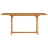 Patio Table 59.1"x35.4"x29.5" Solid Teak Wood